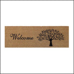 Tree Welcome Coir Door Mat - Green Ninja
