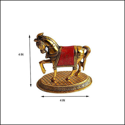 Decorative Metal Horse - Green Ninja
