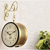 Vintage Wall Clock with Bracket - Green Ninja