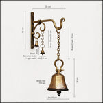 Wall Hanging Vintage Bell - Green Ninja
