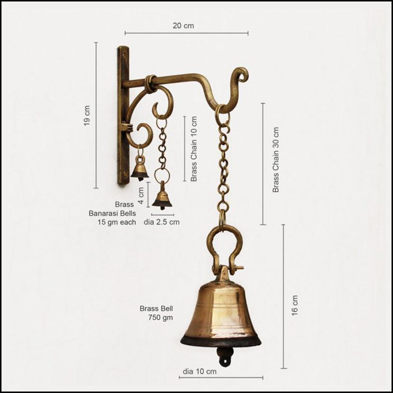 Wall Hanging Vintage Bell - Green Ninja