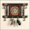 Warli Hand-Painted Key Holder With Dhokra Art - Green Ninja