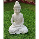 White Buddha statue - Green Ninja