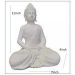 White Buddha statue - Green Ninja