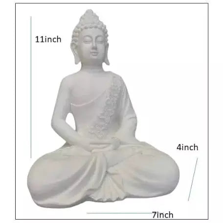 White Buddha statue - Green Ninja