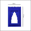 Wooden Jharokha with Mirror - Green Ninja