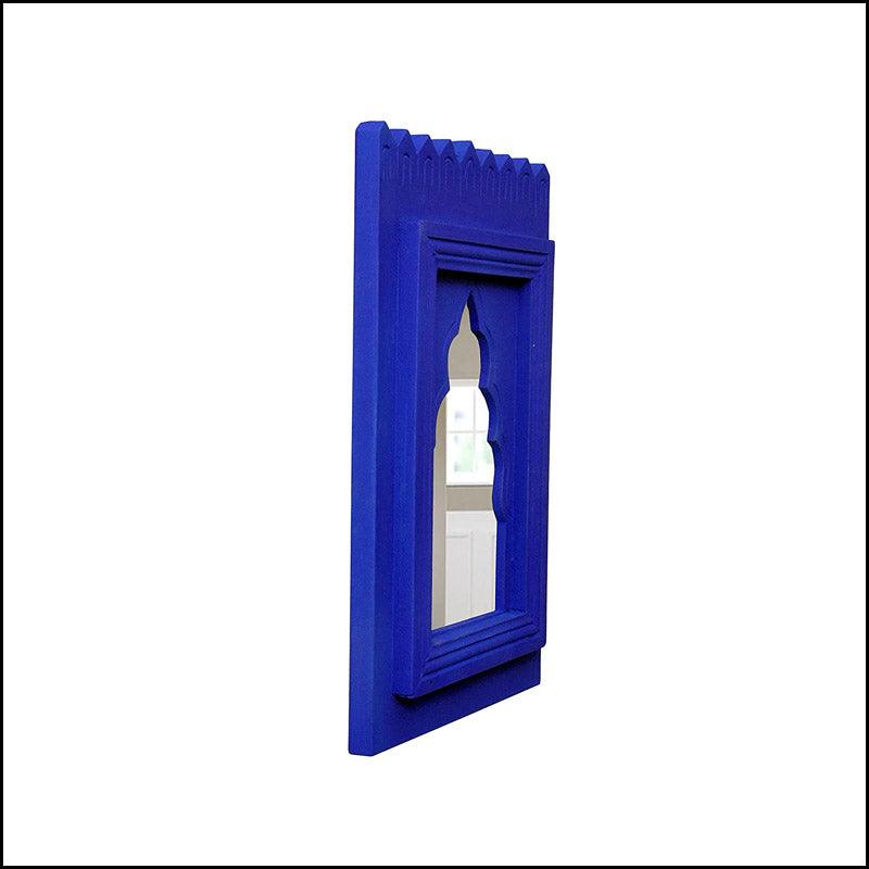 Wooden Jharokha with Mirror - Green Ninja