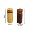 Wooden Salt & Pepper Shaker - Green Ninja