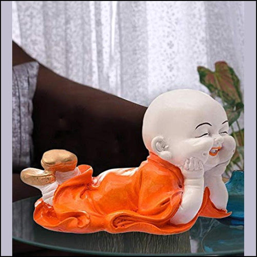 Orange Baby Monk - Green Ninja