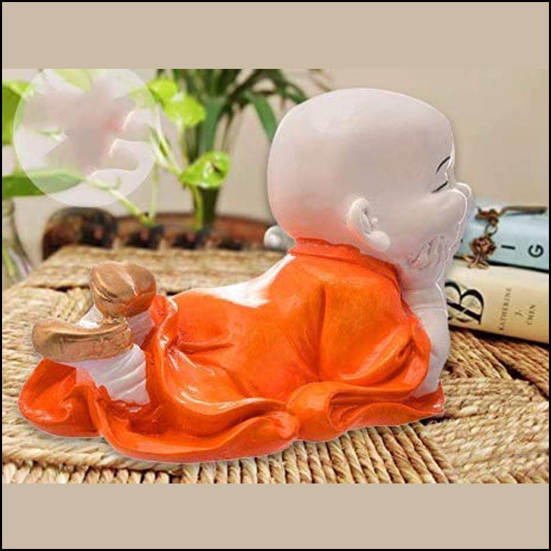 Orange Baby Monk - Green Ninja