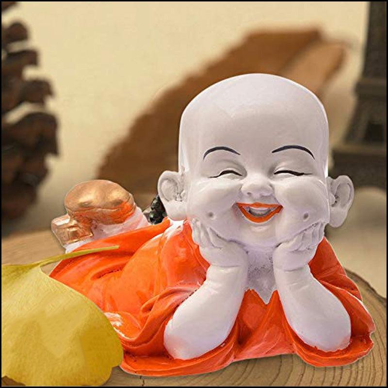 Orange Baby Monk - Green Ninja
